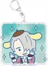 Yuri on Ice x Sanrio Characters Big Key Ring Victor Stamp Ver. D (Anime Toy)