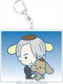 Yuri on Ice x Sanrio Characters Big Key Ring Victor Stamp Ver. E (Anime Toy)