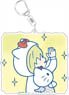 Yuri on Ice x Sanrio Characters Big Key Ring Yuri & Hello Kitty Stamp Ver. D (Anime Toy)