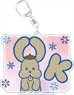 Yuri on Ice x Sanrio Characters Big Key Ring Makkachin Stamp Ver. (Anime Toy)