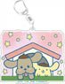 Yuri on Ice x Sanrio Characters Big Key Ring Makkachin & Pom Pom Purin Stamp Ver. A (Anime Toy)