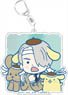 Yuri on Ice x Sanrio Characters Big Key Ring Assembly Stamp Ver. D (Anime Toy)