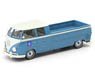 VW T1 Double Cabin - Pick Up Truck 1961 Blue/White (Diecast Car)