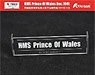 Name Plate for HMS Prince of Wales (for Fly Hawk) (Plastic model)