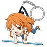 One Piece Nami Acrylic Tsumamare Key Ring (Anime Toy)