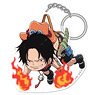 One Piece Ace Acrylic Tsumamare Key Ring (Anime Toy)