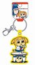Pop Team Epic PU Leather Key Ring Popuko & Pipimi (Anime Toy)