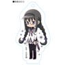 Puella Magi Madoka Magica Side Story: Magia Record Puzzle Style Acrylic Stand Key Ring (Homura Akemi) (Anime Toy)