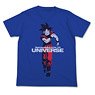 Dragon Ball Super Representative of the 7th Universe Goku T-Shirts Royal Blue S (Anime Toy)