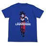 Dragon Ball Super Representative of the 7th Universe Goku T-Shirts Royal Blue L (Anime Toy)