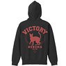 Haikyu!!: Karasuno High School vs Shiratorizawa Academy Nekoma High School Volleyball Club Support Zip Parka Black x Red XL (Anime Toy)