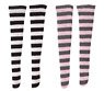 Border Socks A Set (White x Black, Gray x Pink) (Fashion Doll)