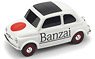 Fiat Nuova 500 Japan Banzai New Paint (Diecast Car)