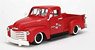 Just Truck 1951 Chevrolet 3100 Kustom Red (Diecast Car)