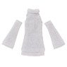 PNM Turtleneck Knit One-piece Dress (Light Gray) (Fashion Doll)