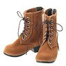 50 Lace-up Suede Boots (Brown) (Fashion Doll)
