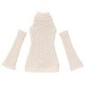 AZO2 Turtleneck Knit One-piece Dress (Off White) (Fashion Doll)