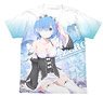 Re: Life in a Different World from Zero Rem Full Graphic T-shirt White M (Anime Toy)
