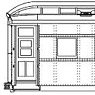 1/80(HO) SUNI36650 Plastic Body Base Kit (Unassembled Kit) (Model Train)