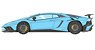 Lamborghini Aventador LP750-4 SV 2015 Baby Blue (Large Black SV Logo) (Diecast Car)