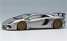 Lamborghini Aventador LP750-4 SV 2015 All Silver (Diecast Car)