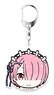 Re: Life in a Different World from Zero Churu Chara Key Ring Ram (Anime Toy)
