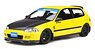 Honda Civic SiR II (EG6) Spoon (Yellow) (Diecast Car)