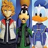 Kingdom Hearts II - Action Figure: Kingdom Hearts Select - Series 2: Roxas & Donald Duck & Goofy (Completed)