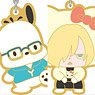Yuri on Ice x Sanrio Characters Rubber Strap Stamp Rally Ver. (Set of 7) (Anime Toy)