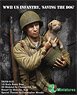 WWII US Infantry `Saving The Dog` (Plastic model)