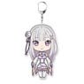 *Bargain Item* Re: Life in a Different World from Zero Big Acrylic Key Ring Emilia (Anime Toy)