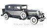 Dushenberg Model J Willoughby Berline 1934 Black/Silver (Diecast Car)