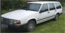 Volvo 940 GL Estate 1990 White (Diecast Car)