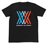 Darling in the Franxx T-Shirts Black S (Anime Toy)