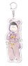 Osomatsu-san Whole Body Acrylic Key Ring (Animal Pajamas) Ichimatsu (Anime Toy)