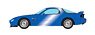 Mazda RX-7 (FD3S) Spirit R Type A 2002 Innocent Blue Mica (Diecast Car)