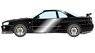 Nissan Skyline GT-R (BNR34) V-spec II 2000 Black Pearl (Diecast Car)