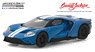 2018 Barrett-Jackson Scottsdale - 2017 Ford GT - Liquid-Blue with White Stripes (Diecast Car)