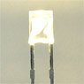 3mm Square Shape LED w/ Built-in Resistor Warm White (20 Pieces) (Model Train)