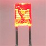 3mm Square Shape LED w/ Built-in Resistor Red (20 Pieces) (Model Train)