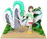 [Miniatuart] Studio Ghibli Mini : Spirited Away Dagon Haku & Chihiro (Assemble kit) (Railway Related Items)