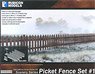 Picket Fence Set #1 (Plastic model)