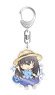 Chimadol The Idolm@ster Cinderella Girls Acrylic Key Ring Fumika Sagisawa Saite Jewel Ver.2 (Anime Toy)