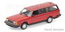 Volvo 240 GL Brake 1986 Red (Diecast Car)