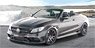 Brabus 650 C Class Coupe Based On Mercedes-AMG C 63 S Cabriolet 2017 Satin Black (Diecast Car)