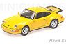 Porsche 911 Turbo 1990 Yellow (Diecast Car)