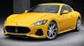 Maserati Gran Turismo 2018 Yellow Metallic (Diecast Car)