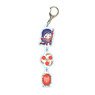 Three Concatenation Key Ring Fate/Grand Order Design Produced by Sanrio/Cu Chulainn (Alter) (Anime Toy)