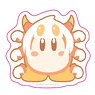 Kirby`s Dream Land Waddle Dee Collection Die-cut Sticker 6.Taranza (Anime Toy)