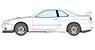 Nissan Skyline GT-R (BNR34) V-spec II 2000 White (Diecast Car)